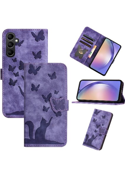 Samsung Galaxy A35 5g Için Kılıf Cüzdan Kılıf Tutucu Kapak Kart Cebi (Yurt Dışından)