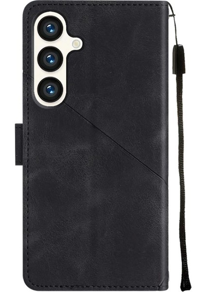 Samsung Galaxy S24 5g Için Kılıf Cüzdan Kapak Çevirin Manyetik Deri Kart (Yurt Dışından)