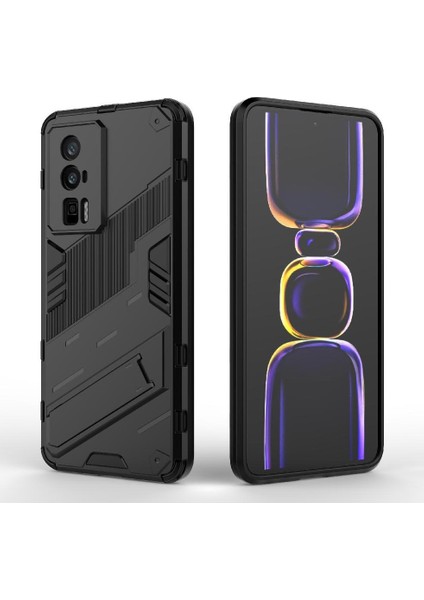 Xiaomi Poco F5 Pro Koruyucu Kapak Için Kılıf Sağlam Askeri Kickstand (Yurt Dışından)