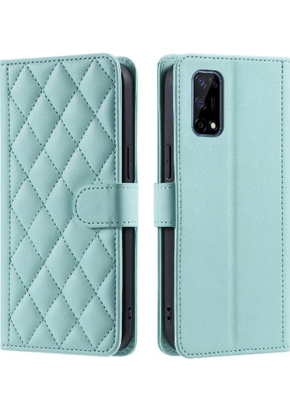 Realme 7 5g Manyetik Kafes Kart Yuvaları Için Telefon Kılıfı Tutucu Flip Folio (Yurt Dışından)
