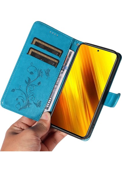 Xiaomi Poco X3/x3 Pro/x3 Nfc ve Kart Yuvası Cüzdan Telefon Kılıfı (Yurt Dışından)