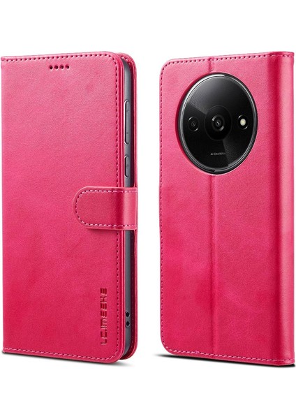 Xiaomi Redmi A3 Kart Yuvaları Cüzdan Tutucu ile Buzağı Doku Flip (Yurt Dışından)