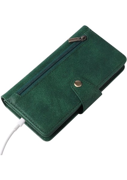 El Kayışı Manyetik Deri Fermuar Cüzdan ile Samsung Galaxy A40 Için Kılıf (Yurt Dışından) fırsatları