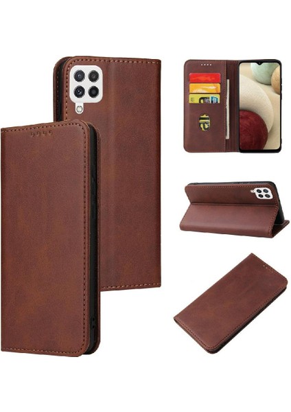 Kart Tutucu Kickstand ile Samsung Galaxy A22 4g Kart Ekleme Için Kılıf (Yurt Dışından)