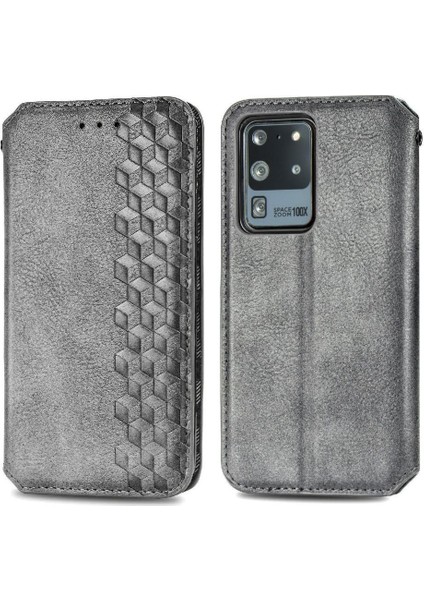 Samsung Galaxy S20 Ultra Moda Tasarım Deri Kılıf Zarif (Yurt Dışından)