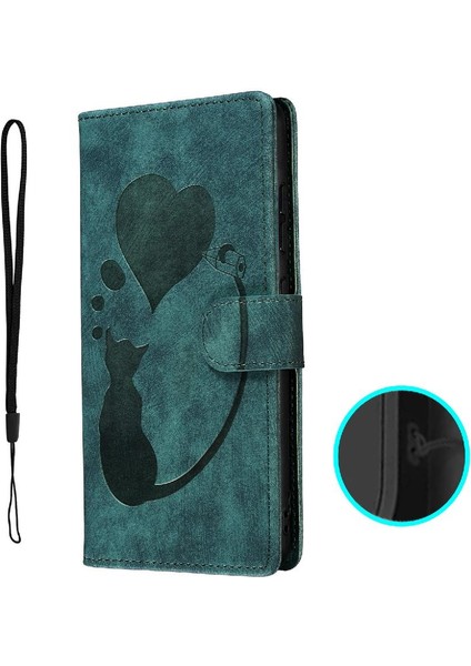 IPhone 11 Için Kılıf Pro Max Tutucu Kapak Cüzdan Kılıf Flip Folio Kabartmalı (Yurt Dışından)
