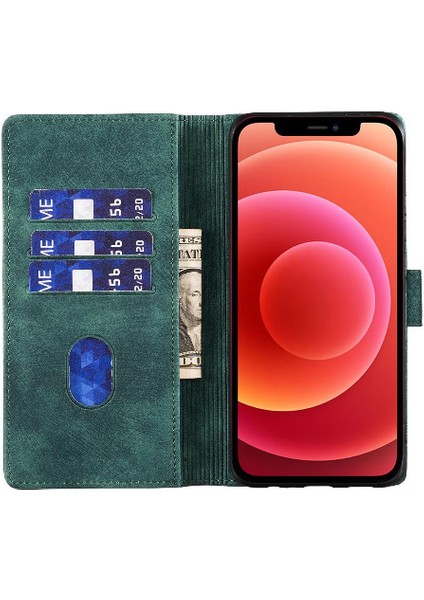 IPhone 11 Için Kılıf Pro Max Tutucu Kapak Cüzdan Kılıf Flip Folio Kabartmalı (Yurt Dışından)