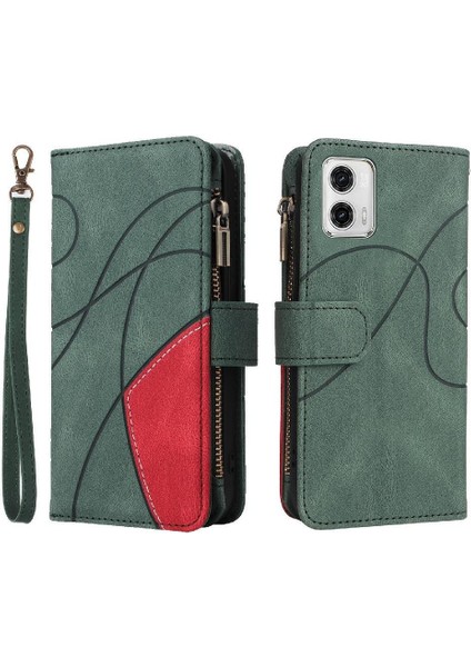 Motorola Moto G73 Kickstand Koruyucu Kart Yuvası Standı ile Kılıf (Yurt Dışından)