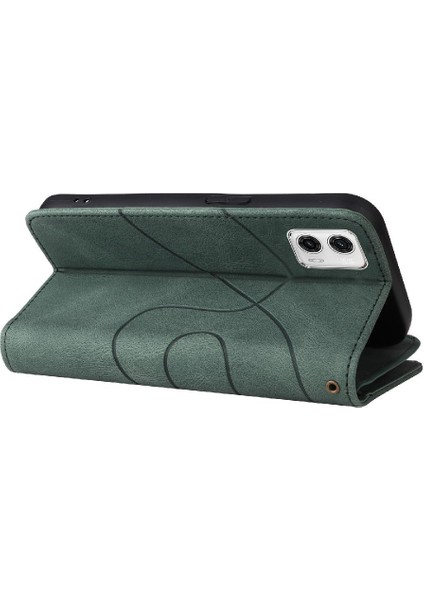 Motorola Moto G73 Kickstand Koruyucu Kart Yuvası Standı ile Kılıf (Yurt Dışından)