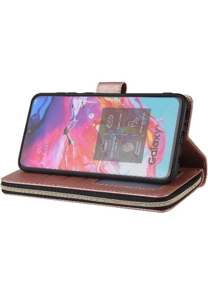 El Kayışı ile Samsung Galaxy A70 Için Kılıf Kapak Kapak Kart Tutucu Cüzdan (Yurt Dışından) fiyatları