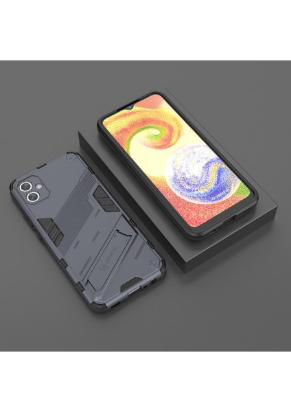 Samsung Galaxy A04E 4g Kickstand Sağlam Askeri Koruyucu Kapak (Yurt Dışından) fiyatları