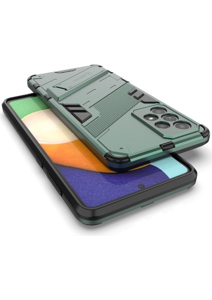 Samsung Galaxy A73 5g Koruyucu Kapak Için Kickstand Sağlam Askeri (Yurt Dışından) modelleri