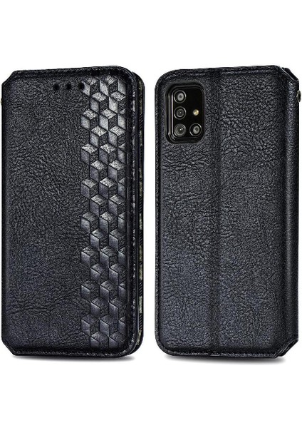 Samsung Galaxy A71 5g Zarif Iş Kapak Çevirin Cüzdan Kılıf (Yurt Dışından)