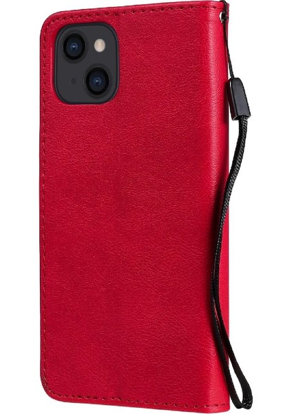 Kart Yuvası Iş Cüzdan ile iphone 14 Klasik Düz Renk Için Flip Case (Yurt Dışından) fırsatları