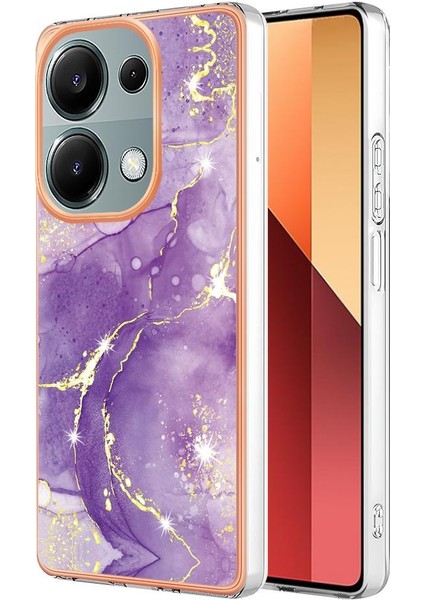 Xiaomi Poco M6 Pro 4g Koruma Için Kılıf Ince Tpu Mermer Desen Yumuşak (Yurt Dışından)