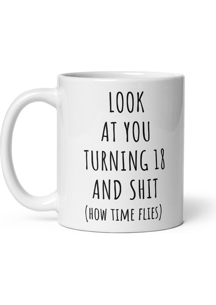 18. Doğum Günü Kupa, 18. Doğum Günü si, 18 Yıl -Ingilizce Kupa Bardak