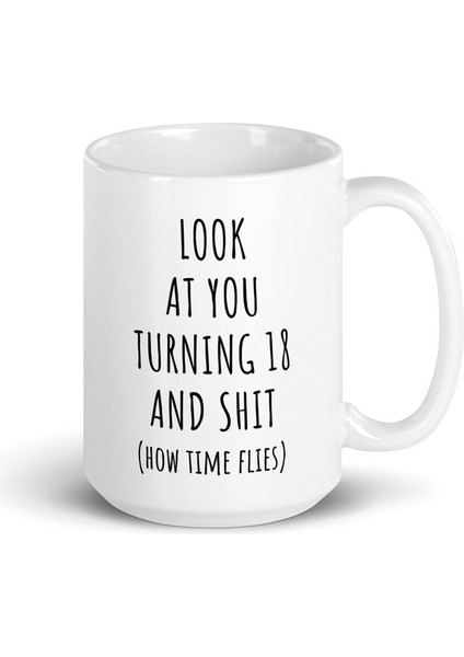 18. Doğum Günü Kupa, 18. Doğum Günü si, 18 Yıl -Ingilizce Kupa Bardak modelleri