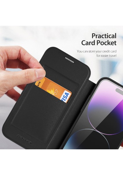 IPhone 14 Için Duducase Durumda Pro Darbeye Tam Koruyucu Kapak Folio Pu (Yurt Dışından) indirimleri