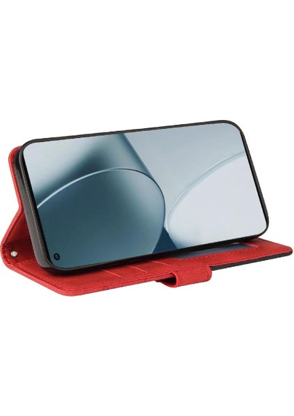 Kart ile Oneplus 10 Pro Kickstand Koruyucu Iki Renkli Dikiş Için Kılıf (Yurt Dışından)