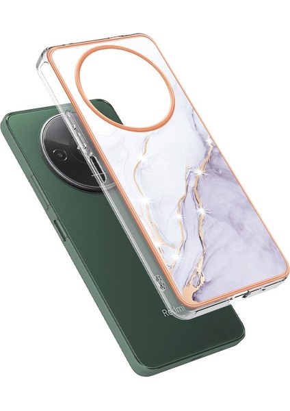 Xiaomi Redmi A3 Mermer Desen Yumuşak Tampon Koruma Için Kılıf Ince Tpu (Yurt Dışından) fiyatları