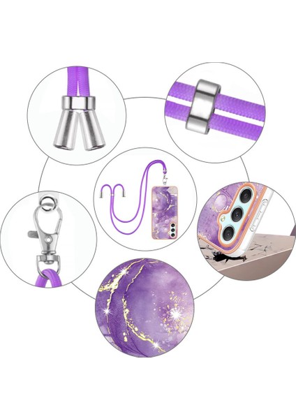 Samsung Galaxy A25 5g Tampon Mermer Anti-Scratch Yumuşak Crossbody (Yurt Dışından) fırsatları