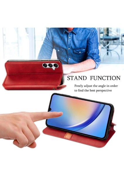 Samsung Galaxy A35 5g Cüzdan Fonksiyonu Için Kılıf Deri Kılıf Moda Çevir (Yurt Dışından) modelleri