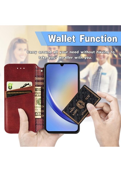 Samsung Galaxy A35 5g Cüzdan Fonksiyonu Için Kılıf Deri Kılıf Moda Çevir (Yurt Dışından) indirimleri