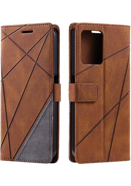 Realme C35 Pu Deri Manyetik Darbeye Kart Tutucu Kickstand Için Kılıf (Yurt Dışından)