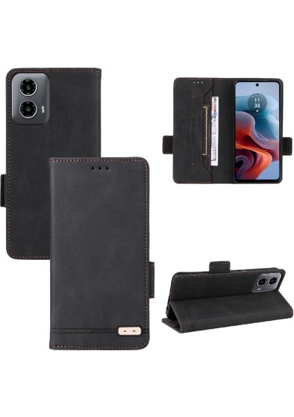 Motorola Moto G34 5g Için Kılıf Kart Tutucu Kickstand ile Tam Koruma (Yurt Dışından)