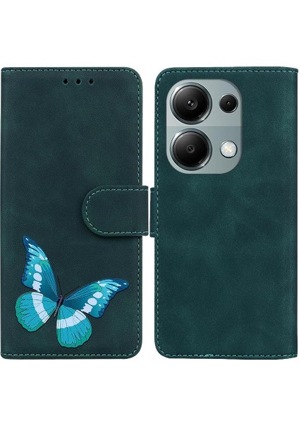 Xiaomi Redmi Not Için Kılıf 13 Pro 4g Cüzdan Kart Yuvaları Renk Baskılı Flip (Yurt Dışından)