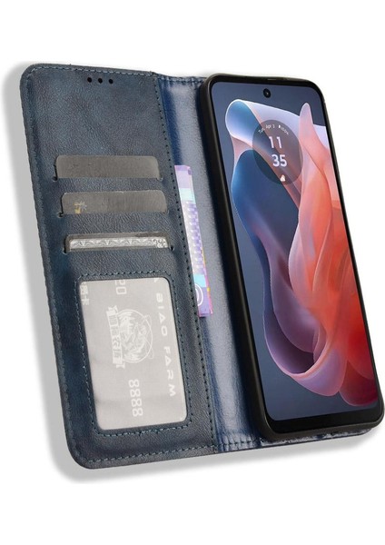 Motorola Moto G Oynamak Için Kılıf 4g 2024 Manyetik Kapatma Pu Deri Cüzdan (Yurt Dışından) modelleri