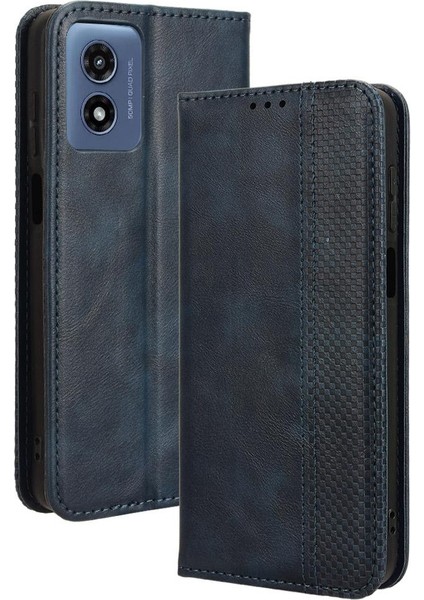 Motorola Moto G Oynamak Için Kılıf 4g 2024 Manyetik Kapatma Pu Deri Cüzdan (Yurt Dışından) indirimleri