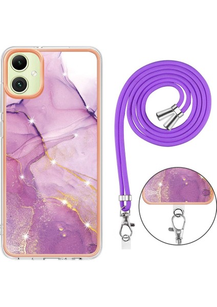 Samsung Galaxy A05 Mermer Anti-Scratch Yumuşak Crossbody Kordon Için Kılıf (Yurt Dışından) fırsatları