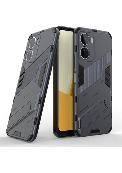 Vıvo Y16 4g Koruyucu Kapak Için Kılıf Sağlam Askeri Kickstand (Yurt Dışından)