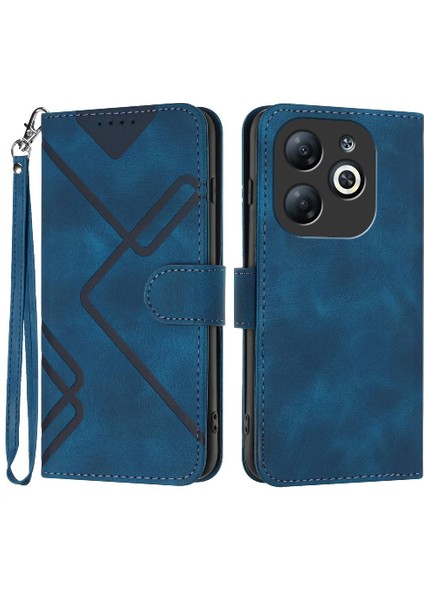 Tecno Spark 8 Manyetik Kapak Flip Cüzdan Pu Deri Kart ile Kılıf (Yurt Dışından)