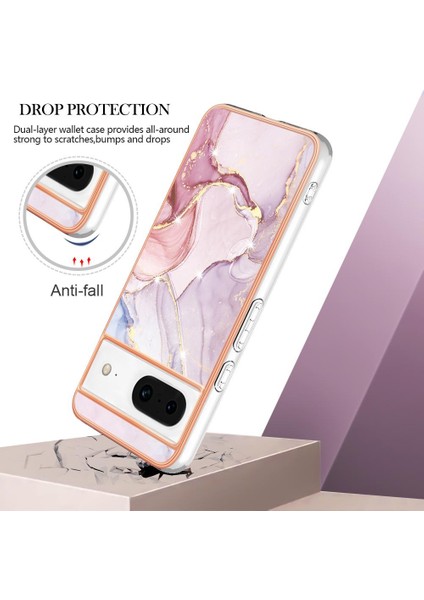 Google Piksel 8 5g Ince Tpu Yumuşak Tampon Mermer Desen Koruma (Yurt Dışından) modelleri
