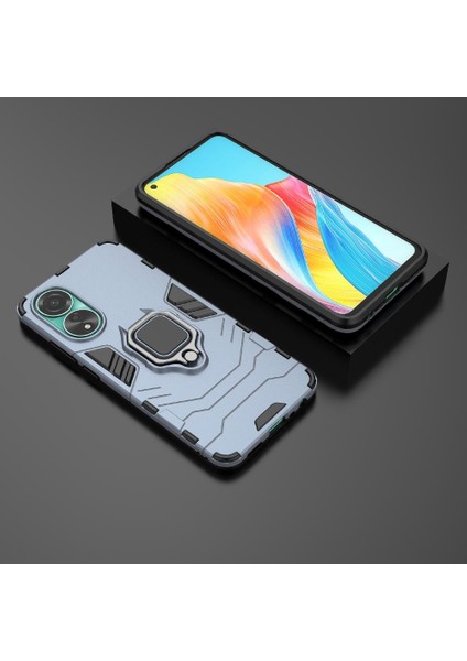 Oppo A58 4g Için Kılıf 360 &deg; Dönen Halka Darbeye Kapak Kickstand Askeri (Yurt Dışından) fiyatları
