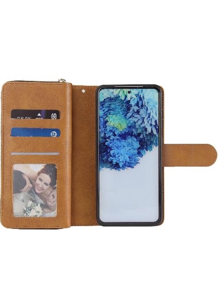 Samsung Galaxy S20 Flip Kapak Için Kılıf Kart Tutucu Cüzdan Kılıf ile 9 Kart (Yurt Dışından) fiyatları