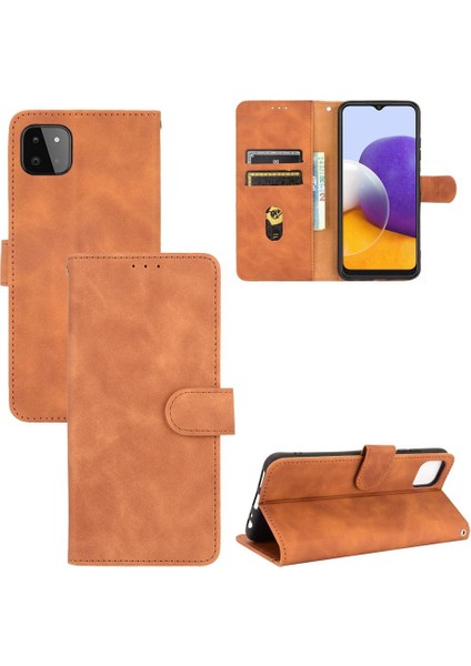 Samsung Galaxy A22 5g Için Kılıf Kart Tutucu Kickstand ile Tam Koruma (Yurt Dışından)