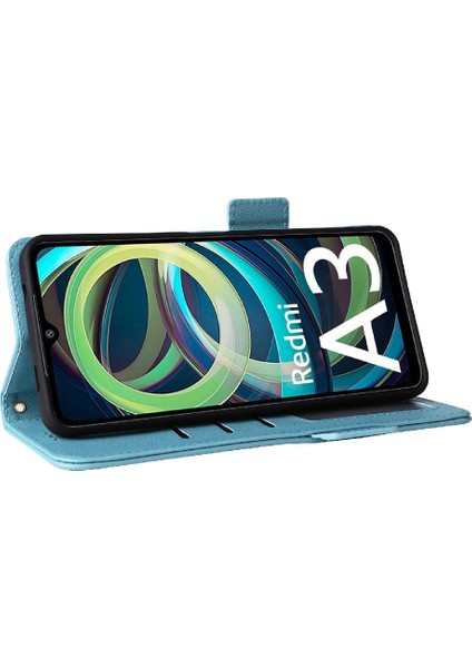 Xiaomi Redmi A3 Cüzdan Için Kılıf Yan Toka Pu Deri Manyetik Kart Yuvaları (Yurt Dışından) indirimleri