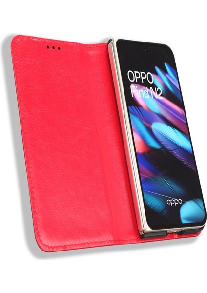 Bdt Shop Oppo Bulmak N2 Pu Deri Manyetik Kapatma Cüzdan (Yurt Dışından)