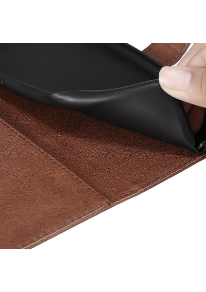 Kart Yuvası ile Samsung Galaxy M54 Için Flip Case Klasik Düz Renk Yüksek (Yurt Dışından)