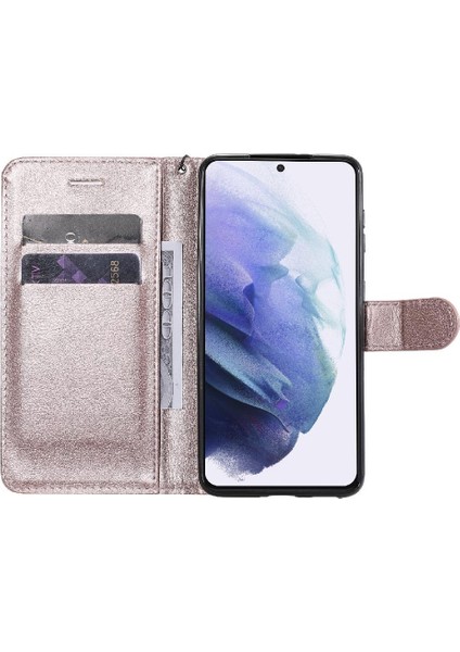 Samsung Galaxy S21 Yüksek Kaliteli Deri Klasik Düz Renk Için Flip Case (Yurt Dışından) indirimleri