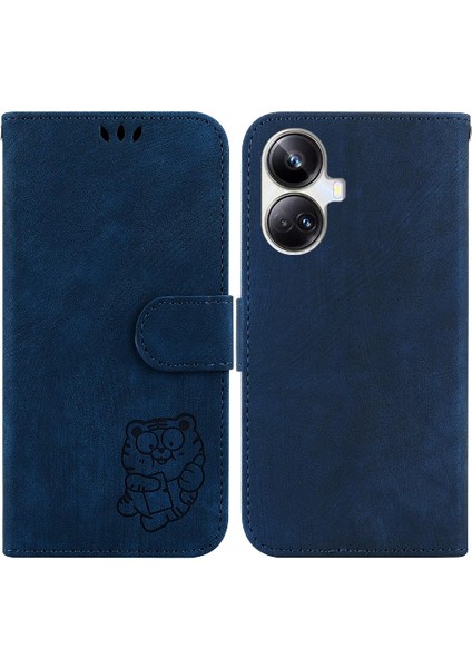 Realme 10 Pro Artı Flip Folio Kart Cep Cüzdan Kılıf Kabartmalı (Yurt Dışından)