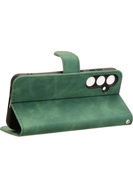 Samsung Galaxy S23 Fe 5g Için Kılıf Deri Folio Flip Case Koruyucu (Yurt Dışından)