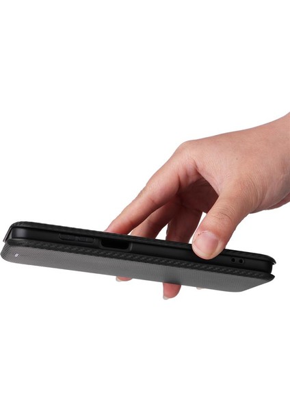 Motorola Moto G53 Manyetik Karbon Fiber Tam Koruma Kartı Için Kılıf (Yurt Dışından) modelleri