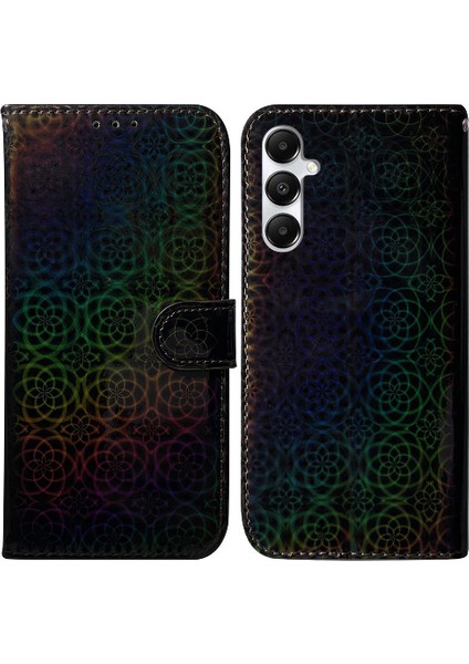 Samsung Galaxy A05S Cüzdan Durumda Glitter Renkli Kart Yuvası Standı (Yurt Dışından)
