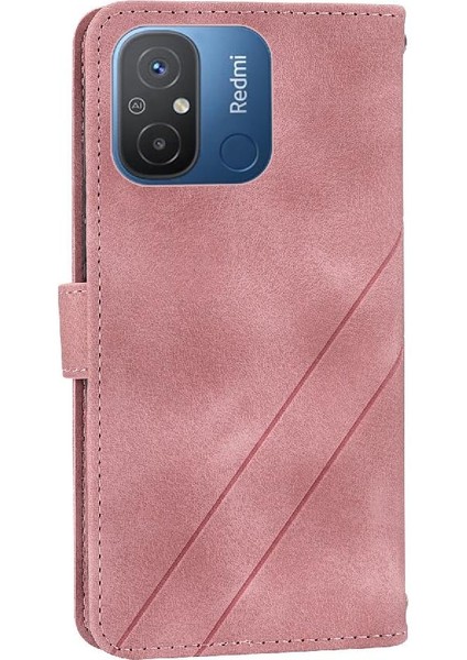 Xiaomi Redmi 10C Için El Cüzdan Durumda Bilek Kayışı Kickstand Pu Kapak (Yurt Dışından) fırsatları