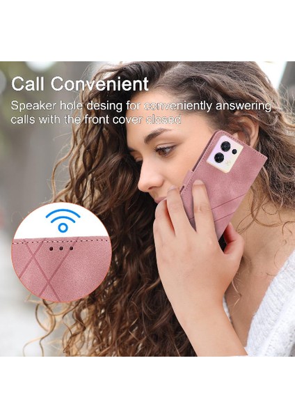 Oppo Için Filp Durumda Oppo 8 Pro 5g Bilek Kayışı Pu Deri Kapak Kredi Kartı (Yurt Dışından)