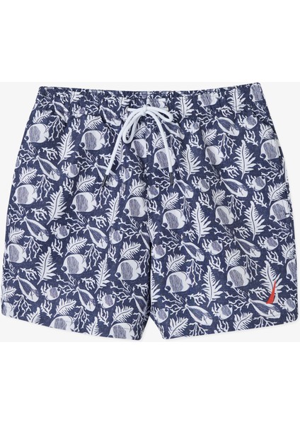 Nautıca Erkek Lacivert Standart Fıt Şort Mayo